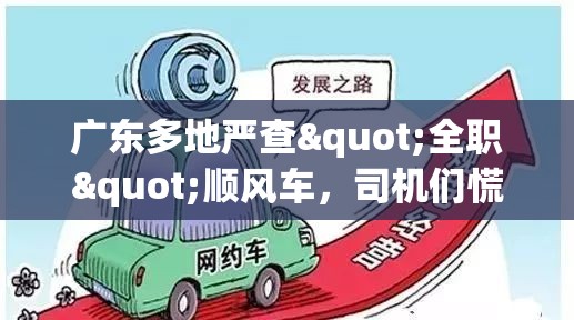 广东多地严查"全职"顺风车，司机们慌了！真相竟是...？