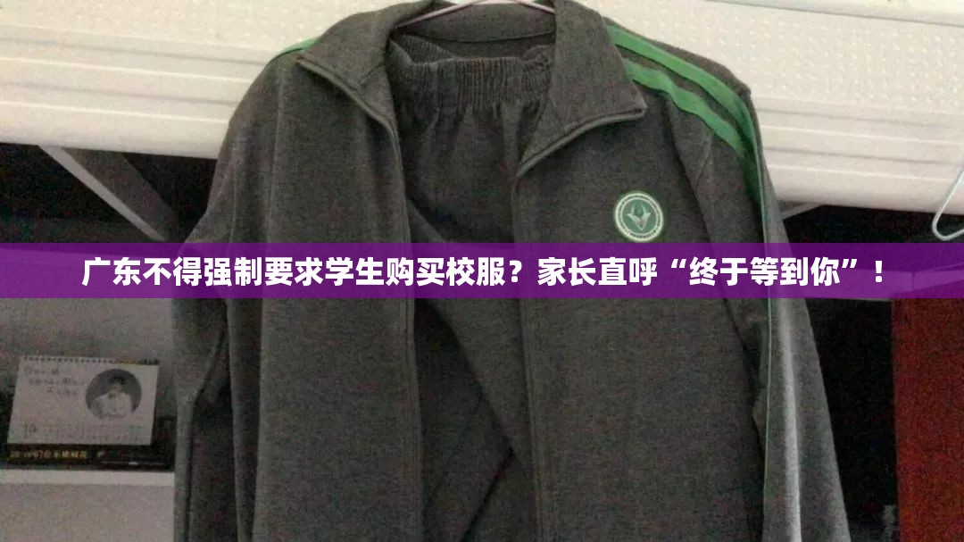 广东不得强制要求学生购买校服？家长直呼“终于等到你”！